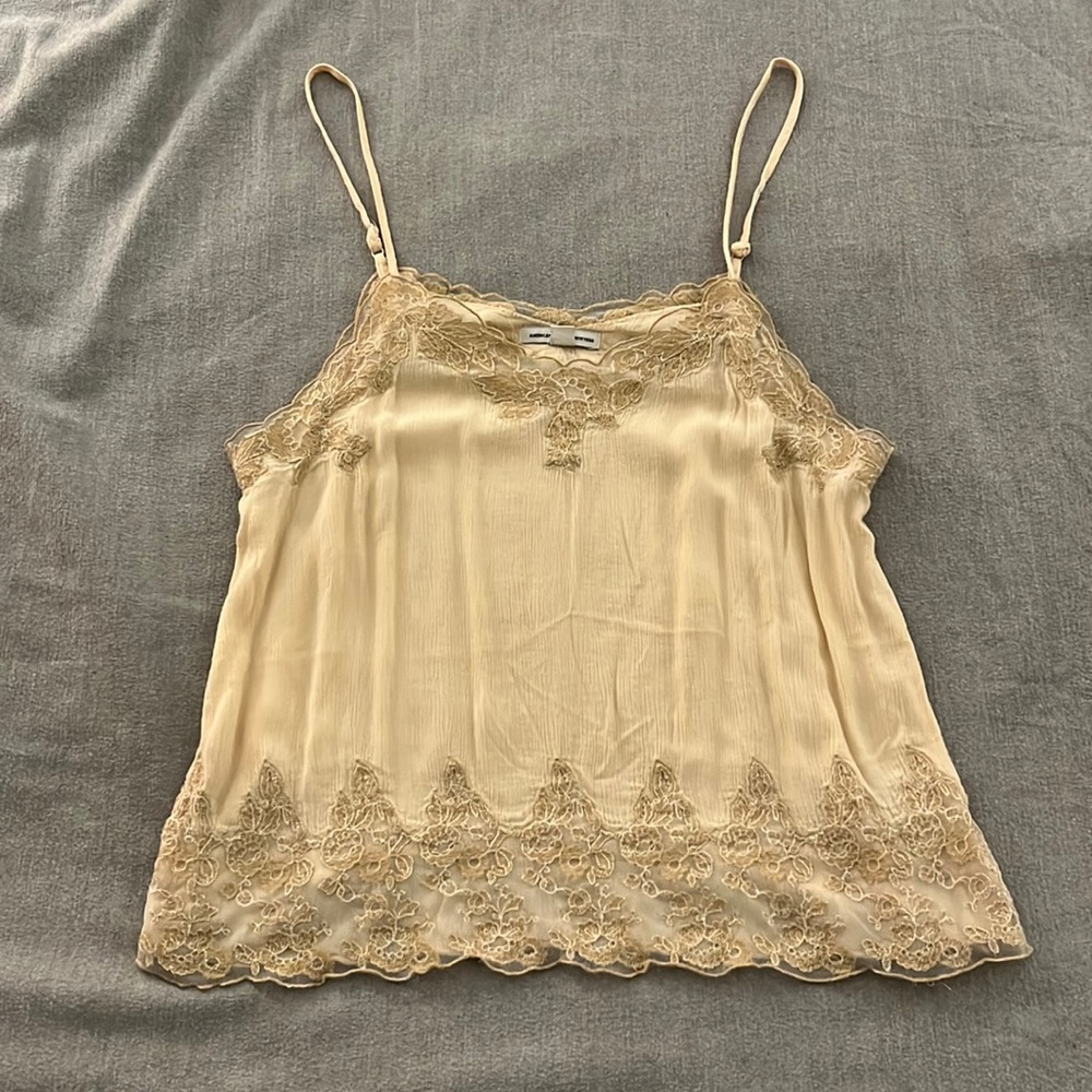 Soft lacey American eagle tank
